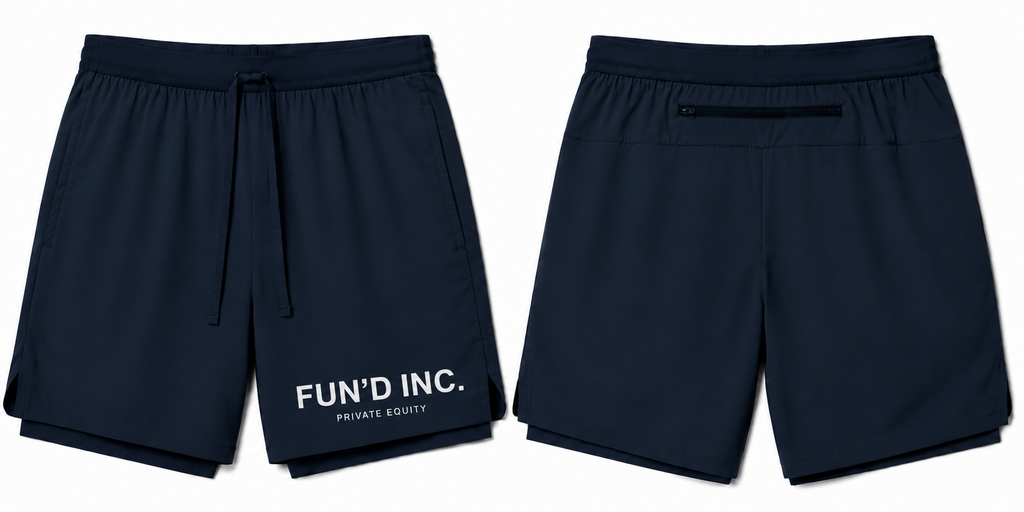 FUN'D INC Executive Jogging Shorts – Navy