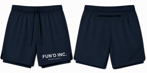 FUN'D INC Executive Jogging Shorts – Navy